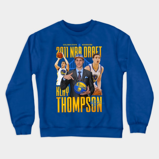 Klay Thompson Rookie Crewneck Sweatshirt by Juantamad